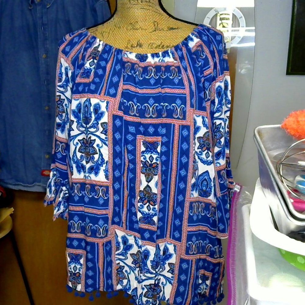 Patterned Blouse